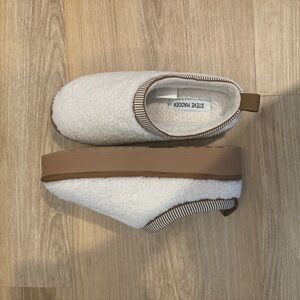 CODIE FAUX SHEARLING NATURAL